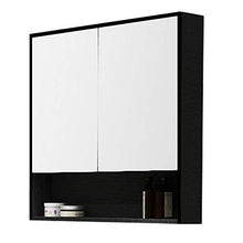 Y&J Specchio Bagno Contenitore, Specchio da Parete Trucco, Specchi Decorativi per Soggiorno, Arredamento Moderno, Armadietto per Camera da Letto
