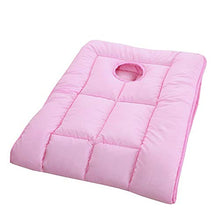 GGYDD Cotone Soffici Bellezza Materasso,Traspirante Futon Tatami Materassino Spa Massaggio Scrivania Pad di Protezione-Rosa 70x190cm(28x75inch)