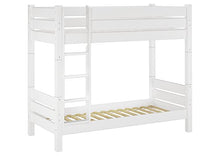 Erst-Holz Letto a Castello per Adulti Bianco 100x200 nicchia da 100cm DIVISIBILE 60.16-10WT100