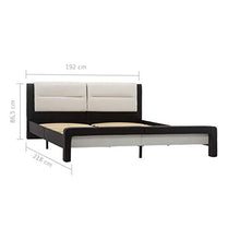 SKM Giroletto Nero e Bianco in Similpelle 180x200 cm (36.55kg)