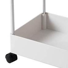 &ripiano di stoccaggio Scaffale mobile della cucina dello scaffale del bagno multifunzionale del carrello della scaffalatura di stoccaggio a 4 strati multifunzionale della famiglia con la ruota Scaffa