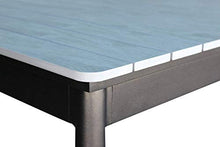 Milani Home s.r.l.s. Tavolo da Giardino Allungabile in Alluminio E Polywood 160/240 X 90 Colore Antracite,Grigio