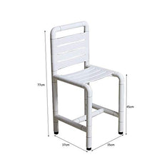 XD Sgabello da Bagno Sgabello da Bagno con Schienale Sicurezza Bagno Antibatterico Sedia Sgabello da Bagno Sgabello Sedia accessibile Bagno Sgabello