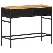 vidaXL Credenza 100x35x77 cm in Legno Massello di Mango Grezzo