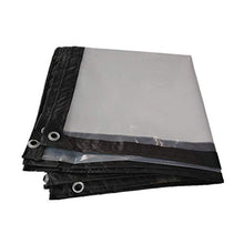 qx Telone Tenda Teloni Ombra Vele Telone Impermeabile Trasparente, Panno Isolante in Plastica Tenda Antipioia per Balcone Panno Raccolto, 120 G/Metro Quadro (Dimensioni: 2X5M),2X8M,2X8M