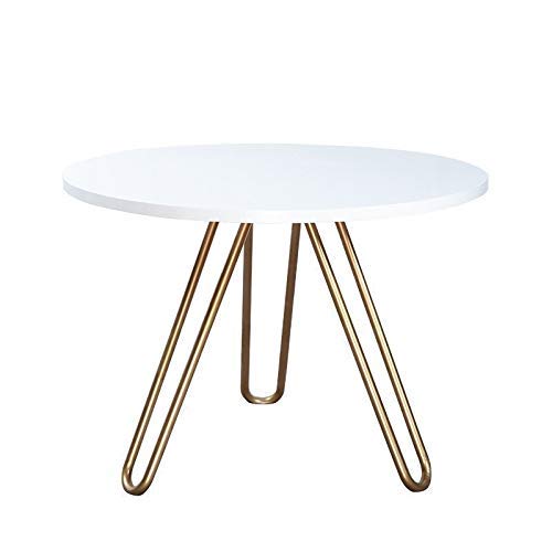JINKEBIN Tavolo Pieghevole Nordic Log tavolino Rotondo, Semplice Piccola Appartamento Balcone Tempo Libero Tavolo, Tavolo Bar Tavolino Piccolo