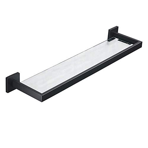 Mensola da bagno, mensola portaoggetti - Bagno mensola a parete doccia Caddy in acciaio inox rack di stoccaggio for il bagno Attrezzature partizione da bagno (Dimensioni: 60 * 14.5 * 5,5 centimetri)