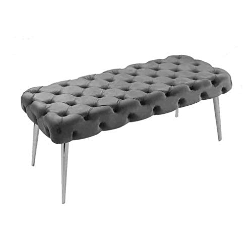 Panca Ottomana Ottomano Bench Poggiapiedi Scarpe Banco Negozio di Abbigliamento Cambio di Medicazione Sgabello Bedroom End Sgabello (Colore : B, Size : Length 100cm)