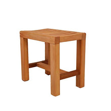 QFWM Sgabello per Vasca E DocciaSgabello da Bagno Portatile E Sgabello da Doccia Sedia da Banco Sgabello da Doccia Antiscivolo in Legno Sgabello da Bagno per AnzianiSedile da Bagno Leggero