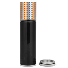 Portasigari Accessori per sigari Portasigari da 200 x 48 mm Tubi per sigari per riporre 3 sigari(black)
