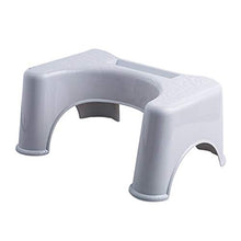 DXXWANG Poggiapiedi Plastica Gabinetto Step Sgabello Casa Bagno Sgabello,Antiscivolo Sgabello da Cucina Shoelay. Luce/D / 21.2×28.5×44.5cm
