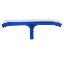 Testa Filo Scopa Pennello Spazzole Piscina Muro Stanza Accessori ABS Bianco Blu 18 Pollici