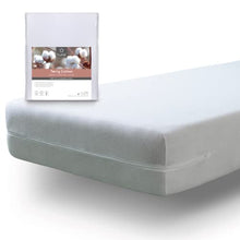 Tural - Fodera coprimaterasso con cerniera. Spugna 100% cotone. Matrimoniale 160x190/200cm