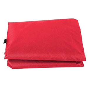 HUACHENG Utili Coprisedili da Giardino Altalena per Esterni Sedia a 3 posti Cuscino Impermeabile Sostituzione per Patio Giardino Mobili da Giardino Panno-Rosso, 150x50x10cm