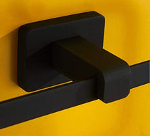 L-YINGZON Asciugamano Rack, cremagliera Mensole for bagno Scaffale Rack appendiabiti bagno tutto quadrato nero anello di fascia alta cremagliera americana cremagliera bagno Portasciugamani Accessori B