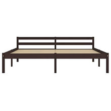 SKM Giroletto con 4 Cassetti Marrone Scuro Legno di Pino 180x200 cm (43.28kg)