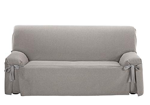 Martina Home Riga Custodia Divano Fiocco, Grigio, 2 posti