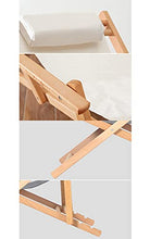 Iyom Zairmb Lettino Prendisole Cuscini Cuscini Lettino in Legno Sedie da Giardino Lettini Prendisole Lettino reclinabile Giardino Portatile Carico Massimo 150 kg-Sonnenliege Camel
