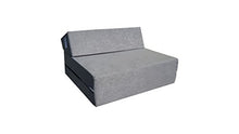 Natalia Spzoo® Materasso futon pieghevole lunghezza 160 cm in diversi colori (Grigio)