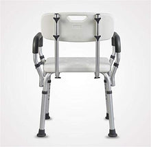 HYYDP Bagno Sgabello Sgabello Be applicable compatible for doccia da bagno |Sedia con spalliera laterale in lega di alluminio ad alta densità |Sgabello antiscivolo Be applicable compatible for il bagn