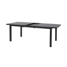 Gartentraum Tavolo da Giardino in Alluminio allungabile 250cm - Antracite - Tavolo allungabile Eron