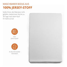 4myBaby GmbH Best for Home Easy Active - Materasso per lettino per bambini, traspirante, 15 misure, privo di sostanze nocive, certificato TÜV, 100% jersey fine e morbido, rivestimento lavabile