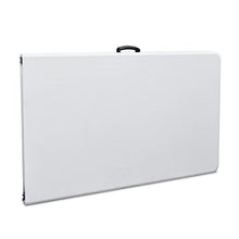 Tavolo 244x76cm resina metallo richiudibile a valigia pieghevole picnic EG45064