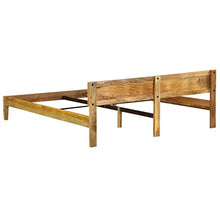 vidaXL Massello di Mango Giroletto Finitura Legno Anticato 1,8m Telaio Letto
