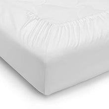 Boutiques du Monde 193537 Coprimaterasso Impermeabile, Misto Cotone, Bianco, 200x180x0.5 cm