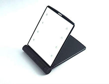 UYZ Specchio per Il Trucco bifacciale Notturno Luminoso a LED con Luce Notturna Specchio per la Visione Notturna Pieghevole Piccolo Specchio Portatile