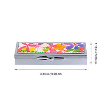 7 giorni pillola organizzatore settimanale in acciaio inox viaggio vitamina Box medicina 2pcs