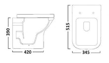 Match Destra Combinazione unità WC e lavabo One Piece Completo (Bianco Lucido)