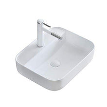 Yxx max -Lavabo Piazza Bianco Contro Parte Superiore del Bacino Bagno Ceramica Art Bacino delle Famiglie Guardaroba Basin (Senza Rubinetto) -50x40x14cm Lavandino del lavabo