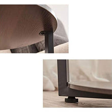 TONG HXF- Tavolino Basso Tavolino con Base in Legno Diametro 50 * H57cm Arredamento Decorato Soggiorno Balcone casa e Ufficio Tavolo Durevole (Size : Diameter 50*H57cm)