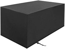 DIELUNY - Copridivano da giardino 45 x 40 x 25 cm, impermeabile, rettangolare, antivento, in tessuto Oxford, per divani e sedie
