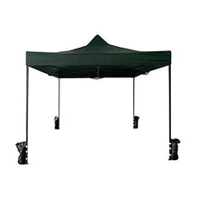 Rebecca Mobili Tendone Gazebo Richiudibile con 4 Pesi Metallo Poliestere Verde Sacca Fiere Mercato Giardino 3,1 x 3 x 3 mt (cod. RE6329)