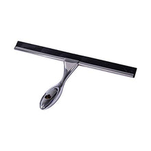 ShinyAmber Glass Wiper Detergente per vetri per vetri in Acciaio Inossidabile Maniglia per Raschietto Pulizia tergicristallo Lavavetri Doccia Specchio per Bagno (Silver, 25 * 17 * 4cm)