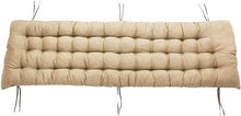 Goodquan Cuscino per sedia a sdraio in morbido cotone per esterni, schienale alto, comodo cuscino per schienale, antiscivolo, lavabile, facile da pulire (giallo, 53 x 155 cm)