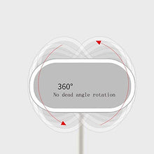 LBWARMB Trucco Specchio con luci Specchio per Il Trucco con stoccaggio Specchio cosmetico Illuminato Ricaricabile Regolabile Portatile Regolabile 360 e scottorazione Illuminato per Il comò da Bagno