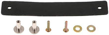 Maniglie del cassetto della porta della porta di cuoio 5pcs, cassettiera del cassettone del cassettiera del cassettiera del cassettiera della cassettiera, mobili molle del hardware del marrone 26 x 15