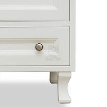 Shop Chic Arredo bagno shabby con base e lavabo 75cm bianco opaco