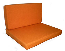 Coppia Cuscino Dondolo 3 POSTI CM 150X60/55H4 in LASTRA di Spugna (Antracite)