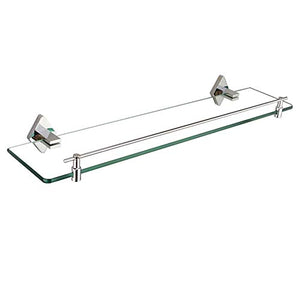 NHLBD Mensola da Bagno, mensola portaoggetti - Montato mensola di Vetro di stoccaggio Rack for Cucina partizione da Bagno (Dimensioni: 60 * 12cm) (Size : 50 * 12cm)