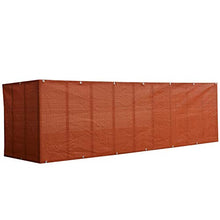 WYYUE Recinzione Copertura HDPE Resistente alle Intemperie Balcone Protezione della Privacy Schermo Breathable Frangivista Balcone,100 * 300cm