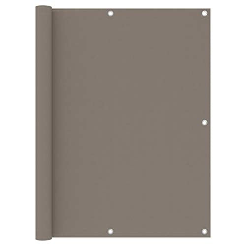 vidaXL Paravento da Balcone Talpa 120x500 cm Tessuto Oxford