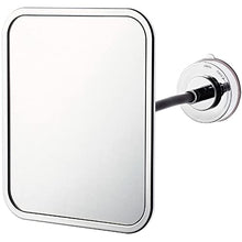 RIDDER Comfort - Specchio cosmetico con Ventosa, in Acciaio Inox, Colore: Argento 150 x 230 x 130 mm