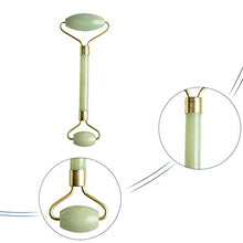 ASFD Face Jade Stone Massage Health Care Massage Massaggiatore di Bellezza Natural Jade Green
