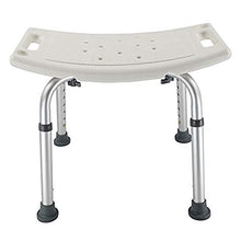 LHQ-HQ. Doccia Sedia comò, Doccia Sgabello appollaiato con bracci e schienale imbottito Altezza regolabile, Deluxe Altezza regolabile in alluminio/Sedia da bagno con doccia con supporto posteriore e