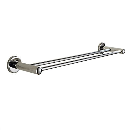 MBYW Portasciugamani Alto carico Portasciugamani da Bagno Mensola portaoggetti Portasciugamani in Acciaio Inossidabile Zhongke 304 Doppio Asta 30/40/50/60/70/80/90/100 cm   Realizzato, 70 cm