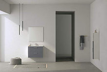 Randalsa Mobile Nexo 80 cm | Grigio | 81 x 81 x 46 cm | Mobile con 2 cassetti + lavabo in Ceramica